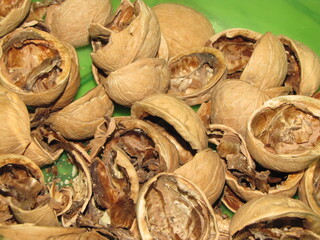 inshell walnuts in a package