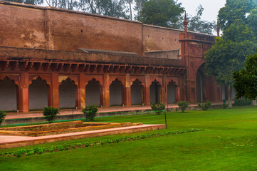 Fototapeta premium It's Part of the Red Fort of Agra, India. UNESCO World Heritage site.