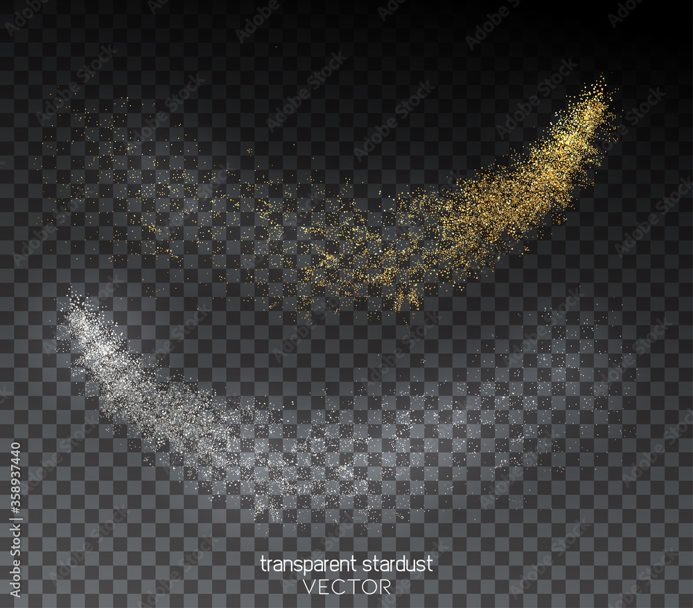 Poster abstract shiny color gold and silver design element