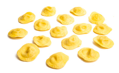 italian ravioli isolated