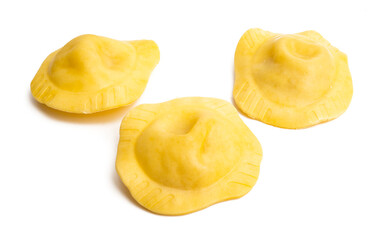 italian ravioli isolated