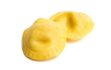 italian ravioli isolated
