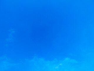 Attractive background of blue cloudless sky, clear day.