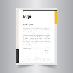 Abstract Business style letter head templates for your project design.	