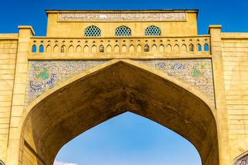 It's Qur'an Gate, a part of the great city wall built under the Buwayhid empire, Shiraz, Iran