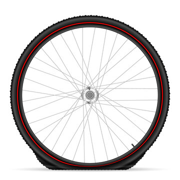 Flat Bike Tire