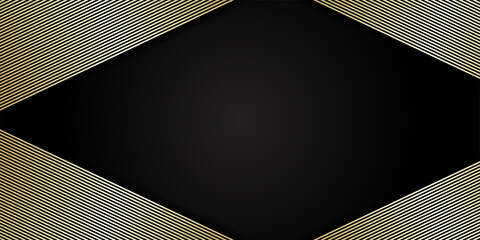 Dark background with golden stripes