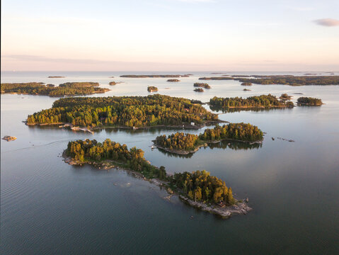 A view to the archipelago near Helsinki, Finland