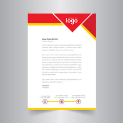 Abstract Business style letter head templates for your project design.	