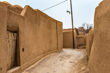 It's Ancient street in the city of Meybod,Iran
