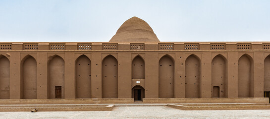 It's Main entrance of the Caravansarai in Meybod, Iran