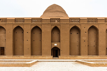 It's Main entrance of the Caravansarai in Meybod, Iran