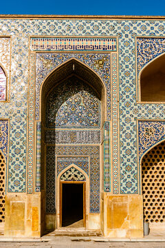 It's Ornaments of the Jameh Mosque of Isfahan, Iran. UNESCO World Heritage site