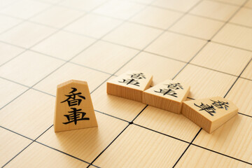 将棋駒（香車）