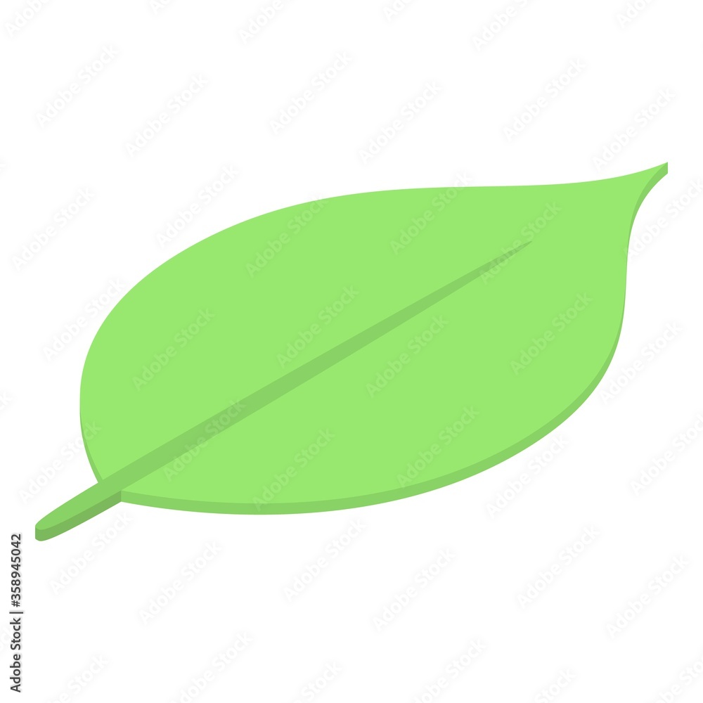 Poster deforestation tree leaf icon. isometric of deforestation tree leaf vector icon for web design isolat