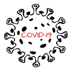 Coronavirus COVID-19 icon