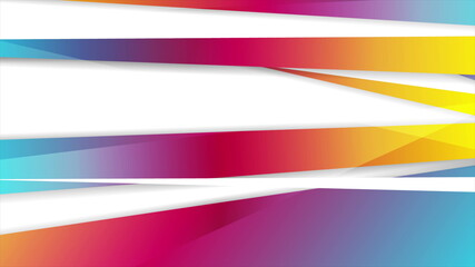 Abstract vibrant stripes corporate background