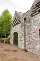 Fototapeta premium House in Bunratty village (End of the Raite river) is an authentic small village in County Clare, Ireland