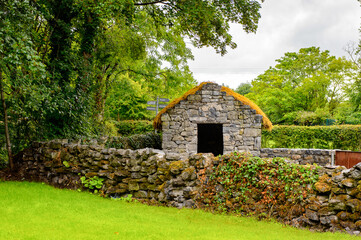 Fototapeta na wymiar Bunratty village (End of the Raite river) is an authentic small village in County Clare, Ireland