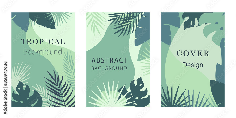 Poster Trendy style patterns. Background for mobile phone.