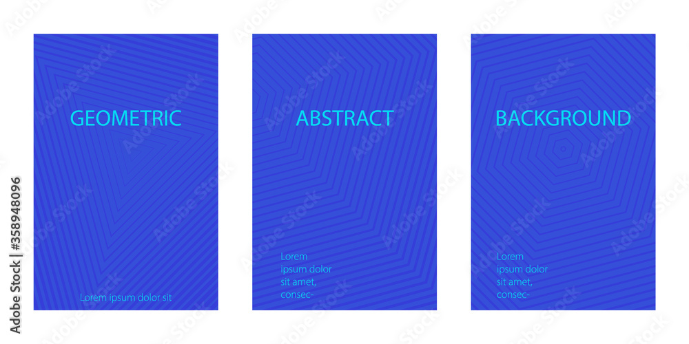 Poster trendy graphic shapes patterns. modern abstract design.