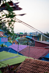 Fototapeta premium indonesia-bali-nature-aerial-waterfall