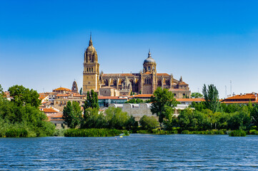 Fototapeta na wymiar It's Old City of Salamanca, UNESCO World Heritage. Spain