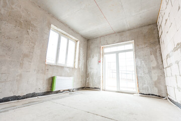 construction office, repair in a new office building