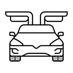Car icon vector illustration photo