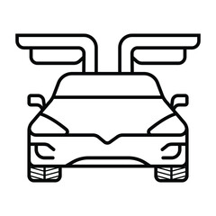 Car icon vector illustration photo