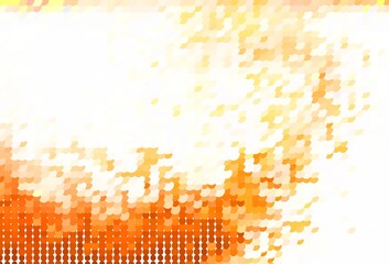 Light Orange vector template with circles.