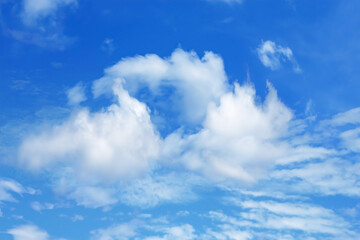 Blue sky with cloud