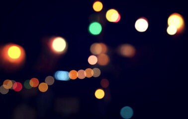 Fototapeta premium Blur Light, Out of Focus, Bohek, Night Light
