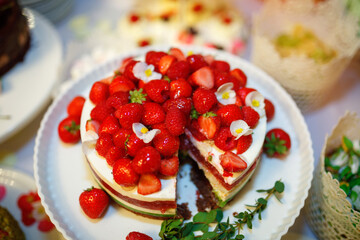 Simply Delicious homemade Strawberry Cake