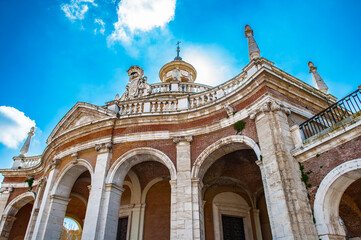 Fototapeta na wymiar It's The Iglesia Real de San Antonio. Royal Church of San Antonio, Aranjuez, Spain