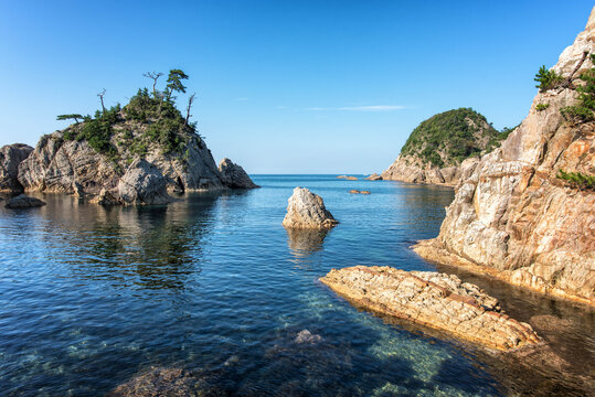 鳥取県岩美郡岩美町・浦富海岸