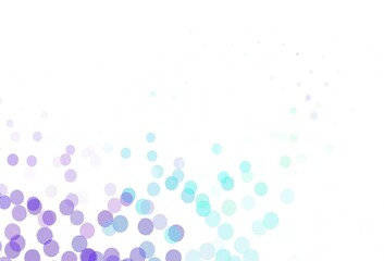 Light Blue, Green vector template with circles.