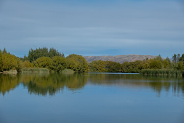 Fototapeta na wymiar Kellands Ponds, South Island, New Zealand