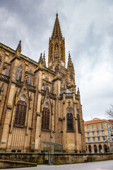 Naklejka na ściany i meble It's Good Shepherd Cathedral of San Sebastian, San Sebastian, Spain