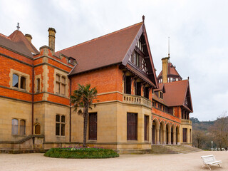 Fototapeta na wymiar It's Miramar Palace, San Sebastian, Basque Country, Spain