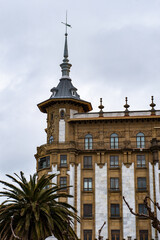 It's Modern architecture of San Sebastian, Spain