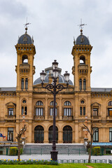 Fototapeta na wymiar It's City Hall of San Sebastian, Basque Country, Spain.
