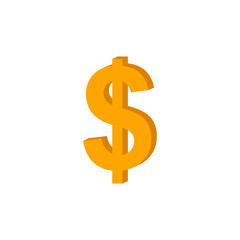 dollar icon vector logo