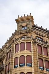 It's Architecture of San Sebastian, Basque Country, Spain.