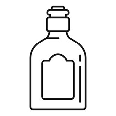 Mexican drink bottle icon. Outline mexican drink bottle vector icon for web design isolated on white background