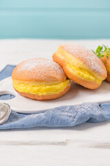 Portuguese fried dough with sugar