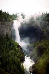 Helmcken Falls waterfall on the Murtle River