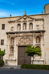 Fototapeta na wymiar It's Entrance into the Convent of Santo Domingo de Valencia, Former General Captaincy of Valencia. Valencia, Spain