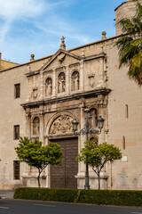 Fototapeta na wymiar It's Entrance into the Convent of Santo Domingo de Valencia, Former General Captaincy of Valencia. Valencia, Spain