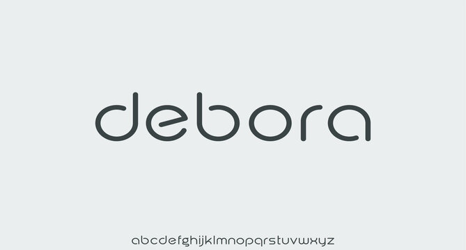 Debora, luxury lowercase display font typeface to make your brand looks premium